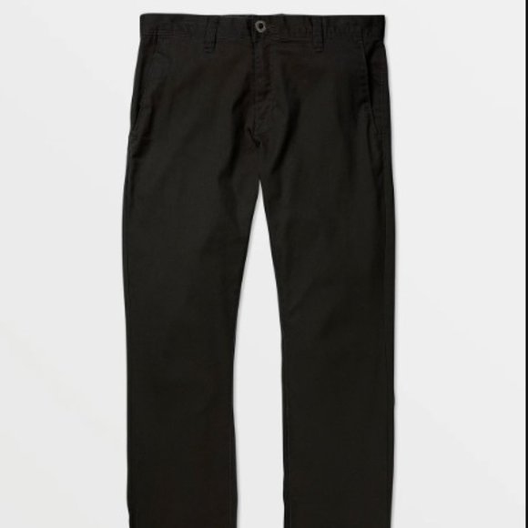 NWT Mens Volcom Frickin Modern Pants MSRP $65 Black - Picture 6 of 7